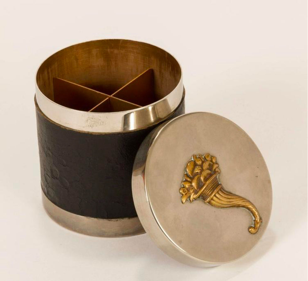 Hermes Rare Desk Set With Cornucopia