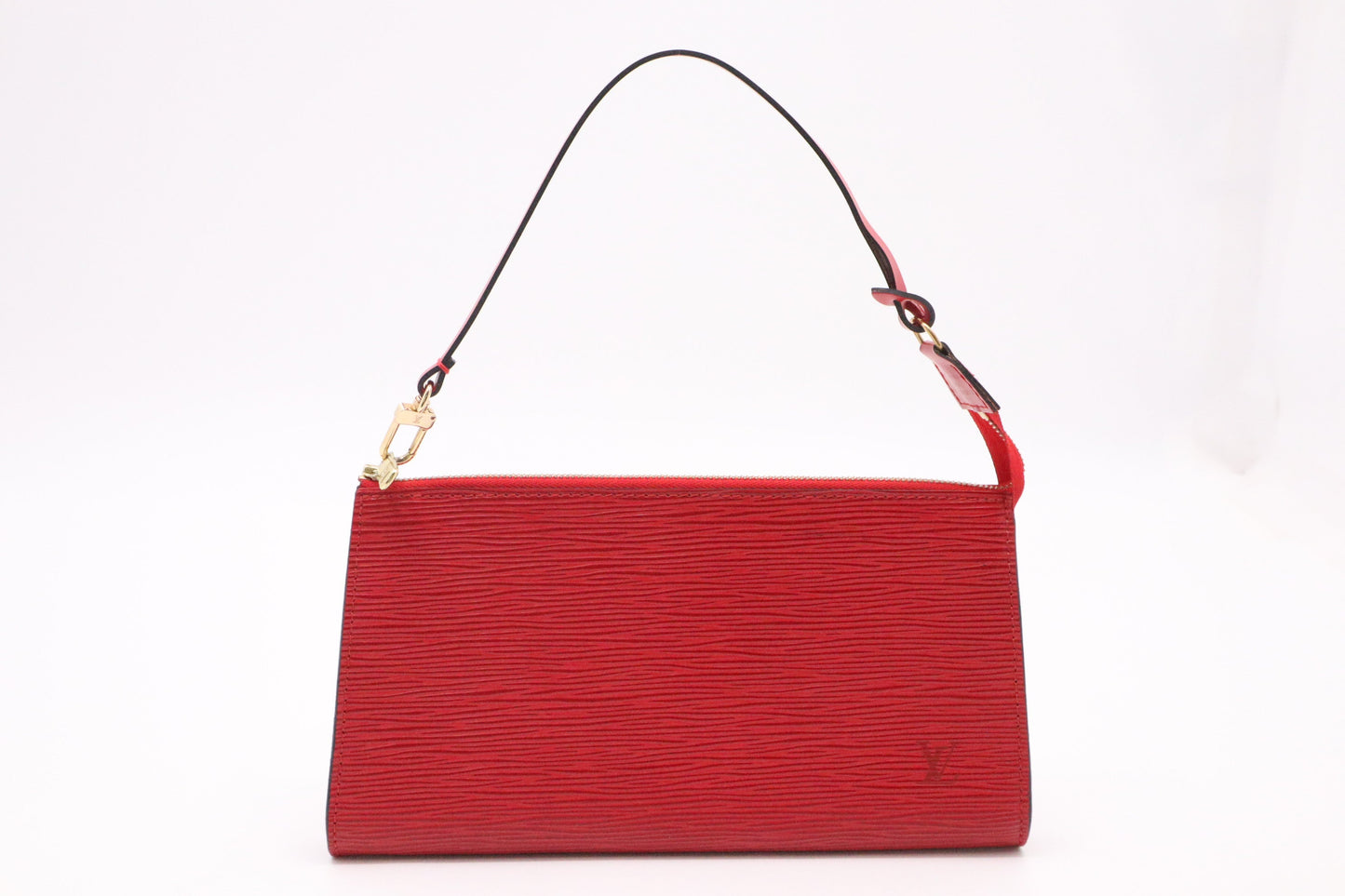 Louis Vuitton Pochette Accessoires 21 in Castillan Red Epi Leather