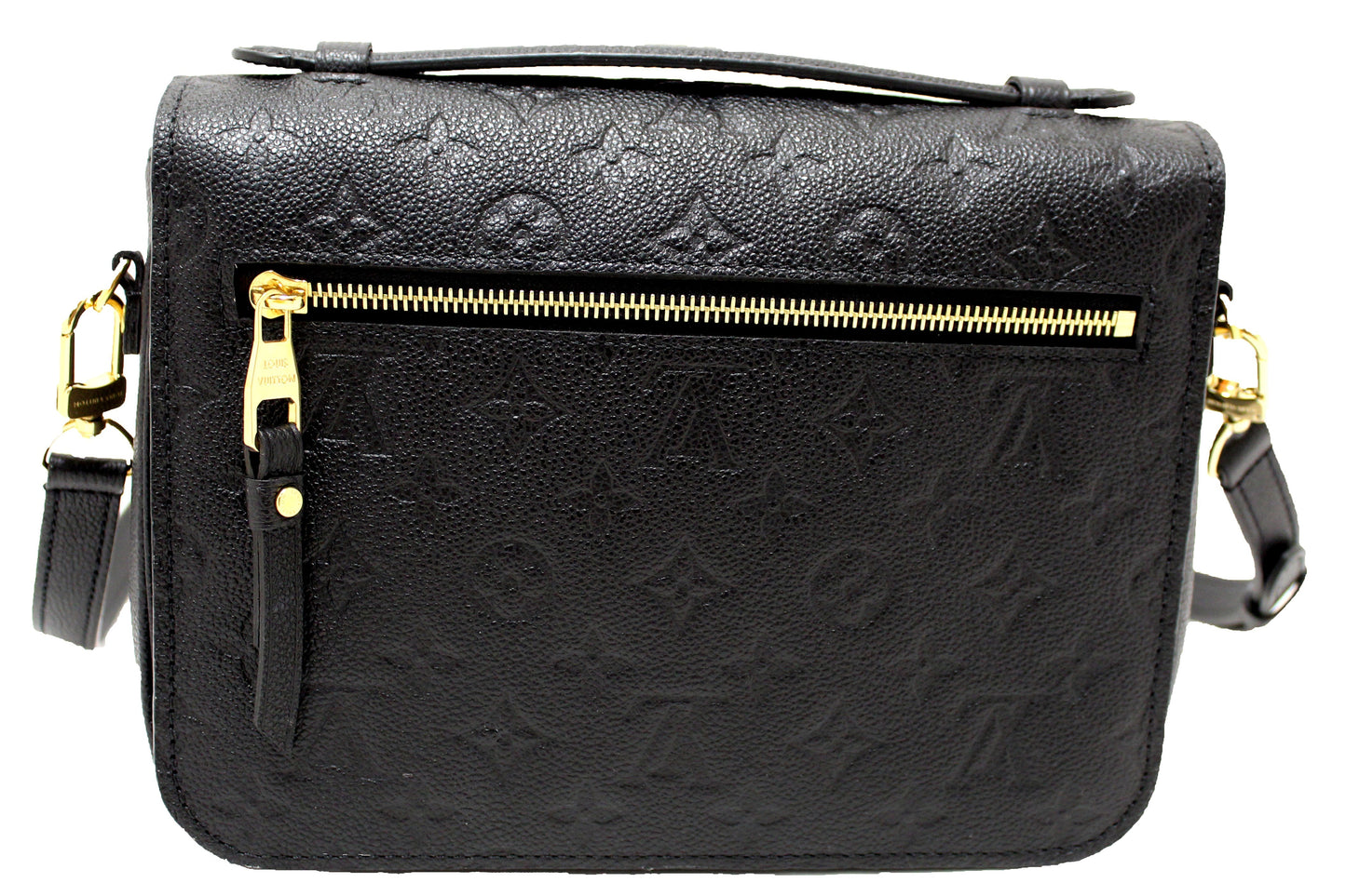 Louis Vuitton Black Monogram Empreinte Leather Metis Pochette Messenger Bag