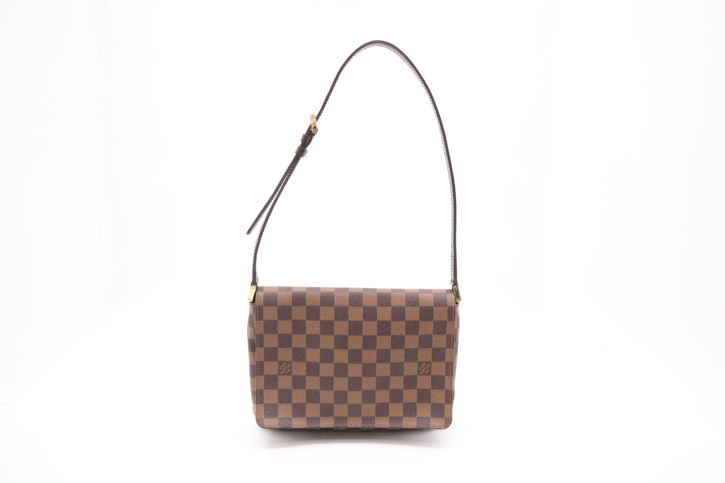 Louis Vuitton Musette Tango Short in Damier Ebene Canvas