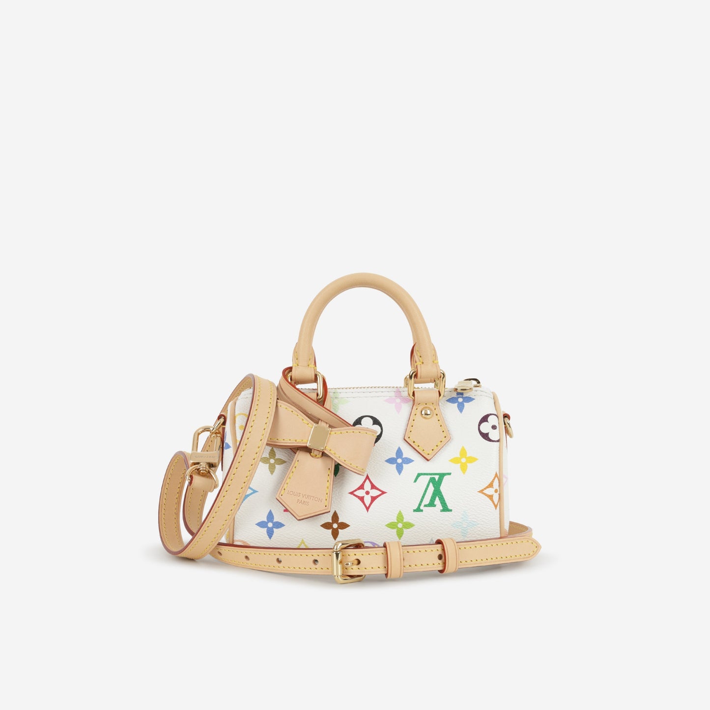 Louis Vuitton X Takashi Murakami Nano Speedy - Multicolore Monogram | Gold Hardware