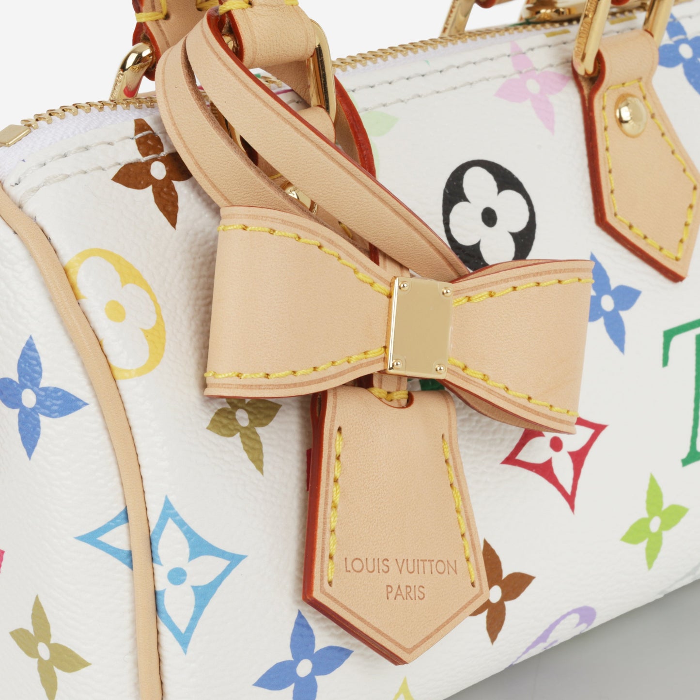Louis Vuitton X Takashi Murakami Nano Speedy - Multicolore Monogram | Gold Hardware