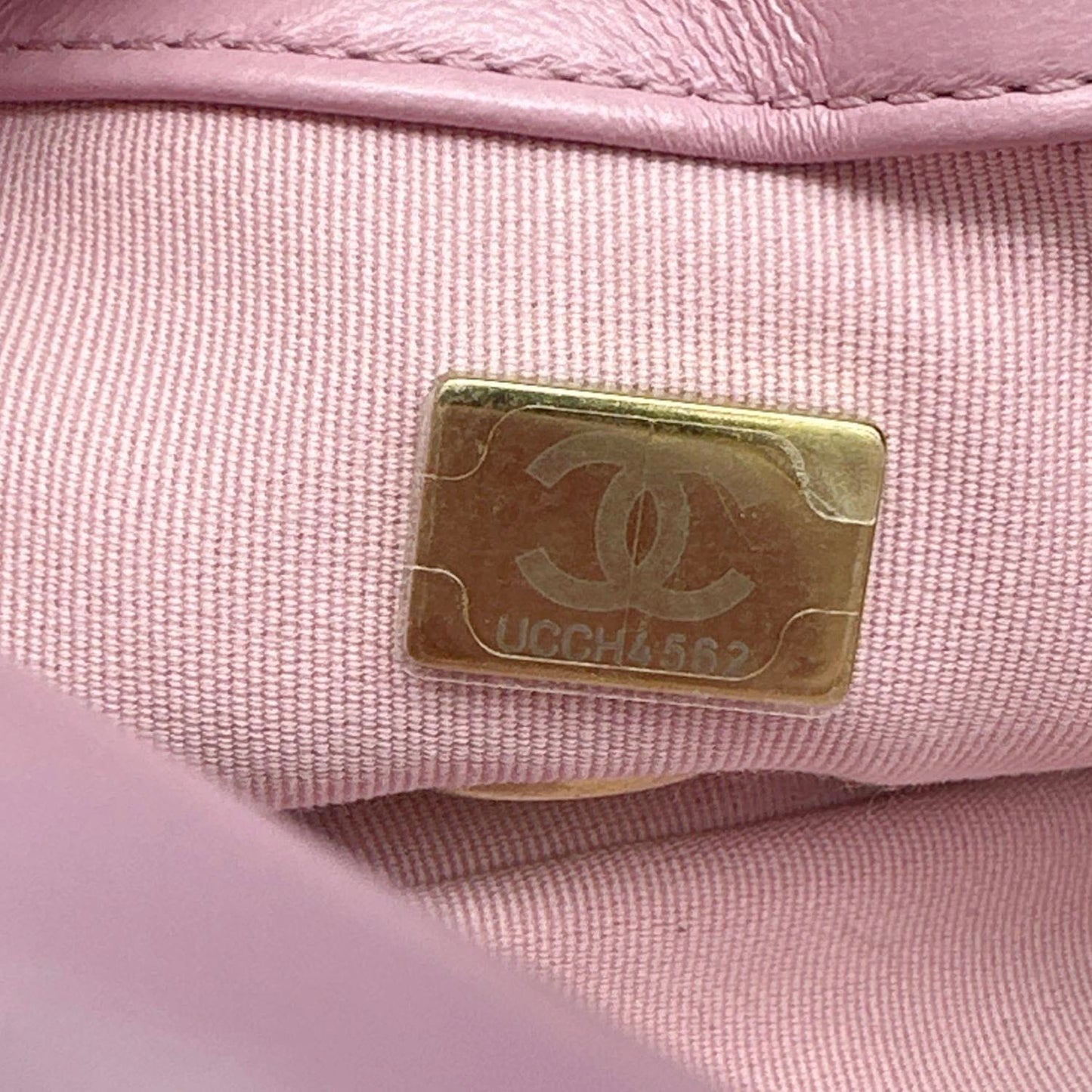 CHANEL CC Flap Candy Chain Mini Quilted Lambskin Leather Crossbody Bag Pink