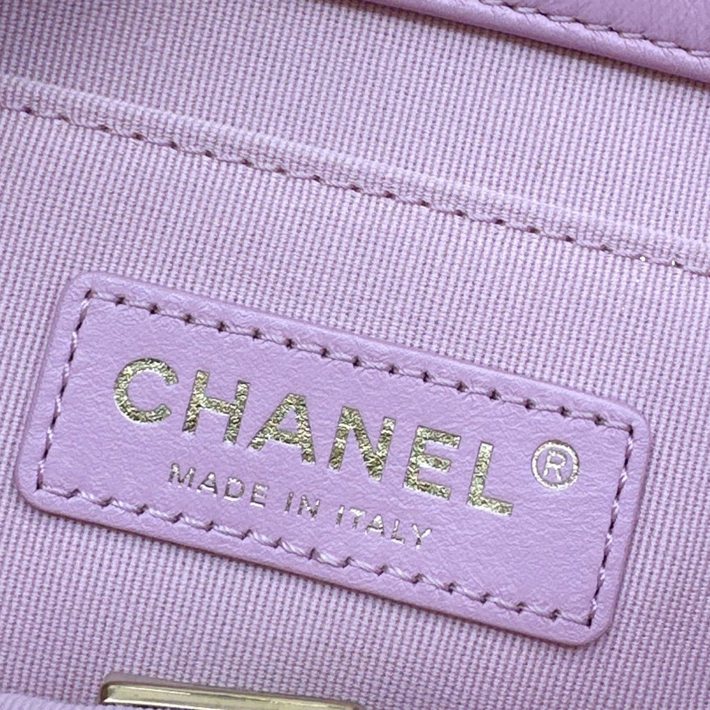 CHANEL CC Flap Candy Chain Mini Quilted Lambskin Leather Crossbody Bag Pink