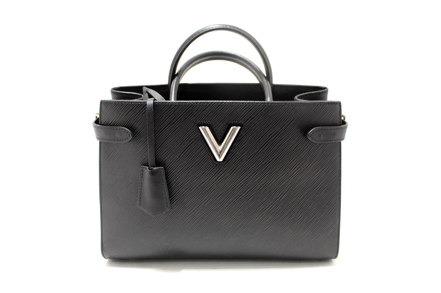 Louis Vuitton Black Epi Grained Cowhide Leather Twist Tote Bag