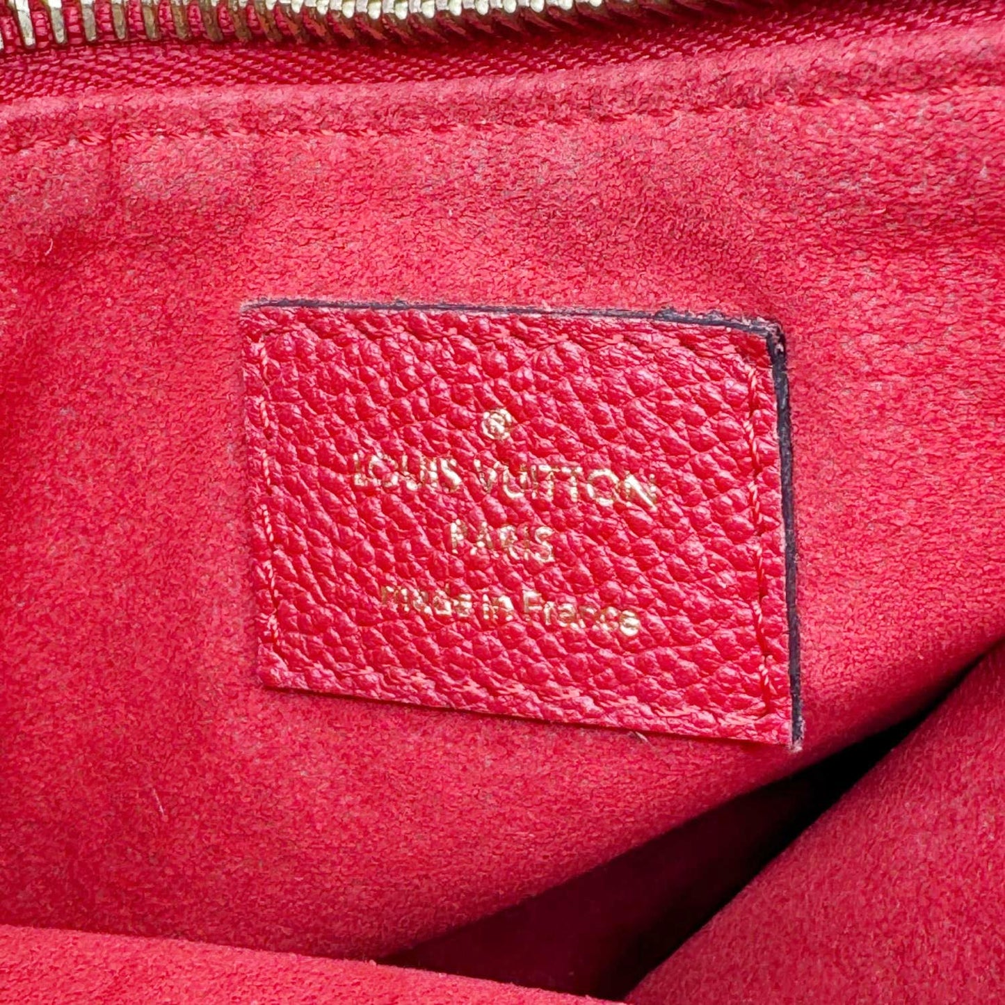 LOUIS VUITTON Surene BB Monogram Canvas Shoulder Bag Cherry