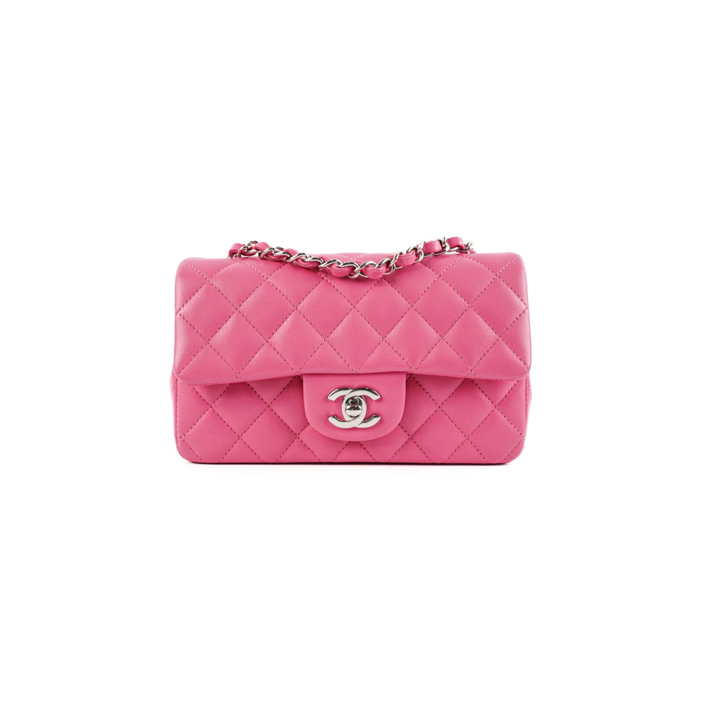 Chanel Mini Rectangle Lambskin Pink
