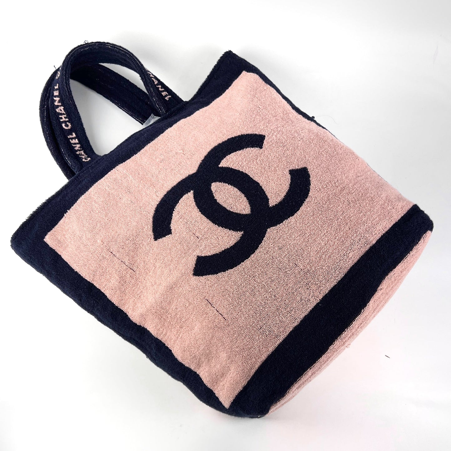 Chanel Logo Beach Bag Set with Towel and Pouch