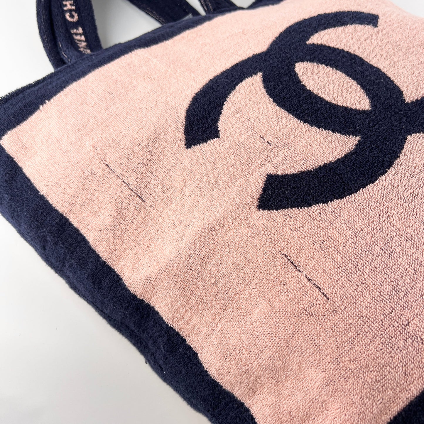 Chanel Logo Beach Bag Set with Towel and Pouch