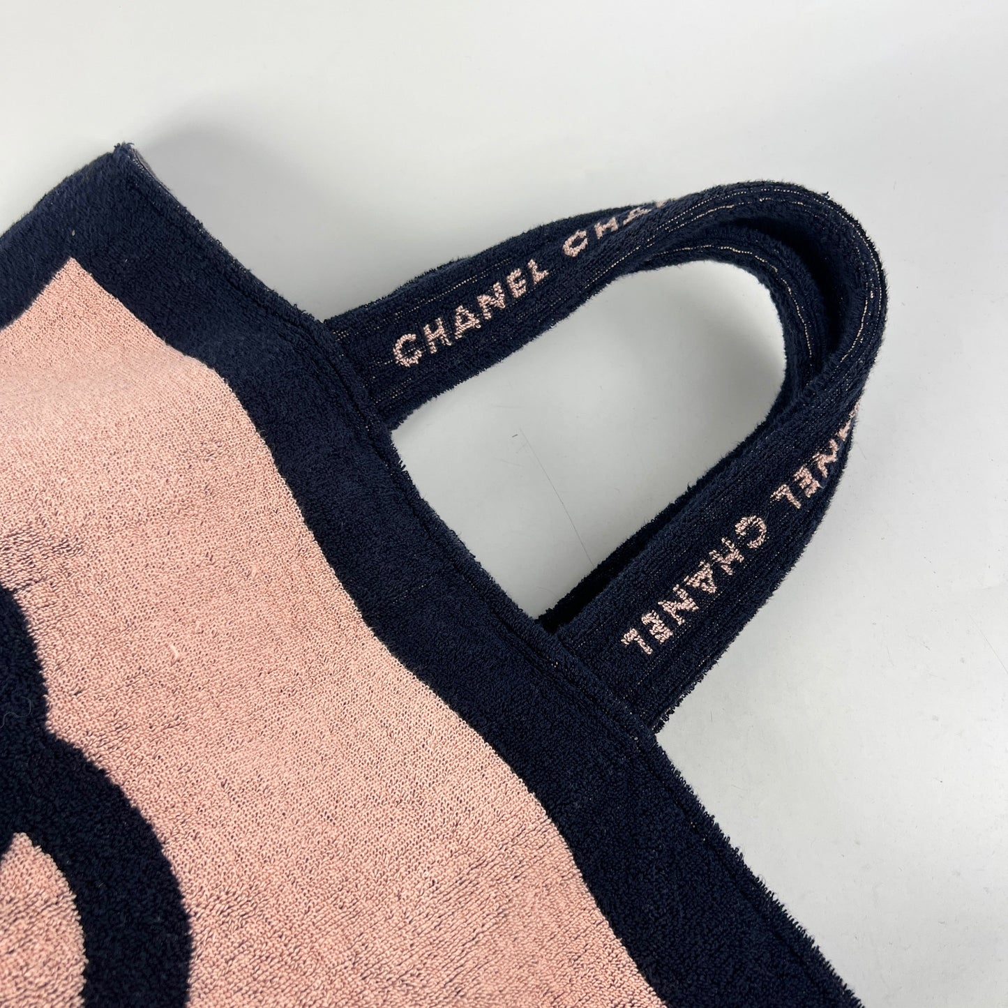 Chanel Logo Beach Bag Set with Towel and Pouch