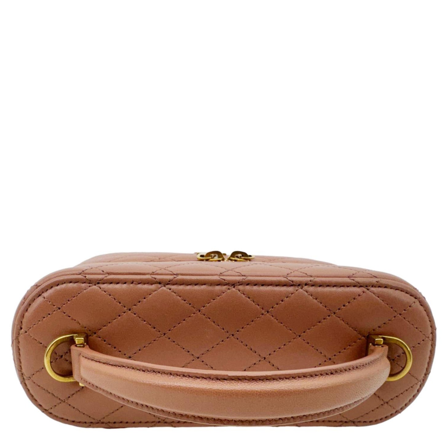 YVES SAINT LAURENT Gaby Vanity Quilted Leather Crossbody Bag Barely Pink