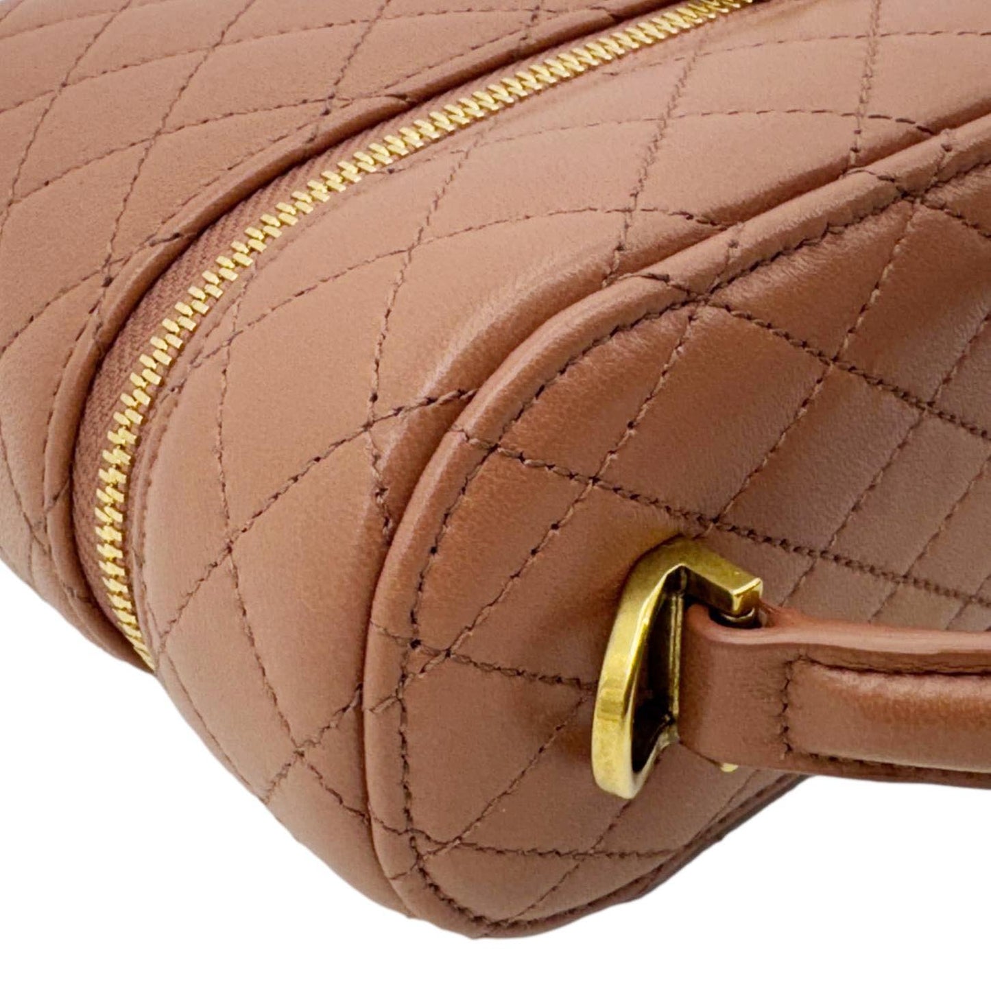 YVES SAINT LAURENT Gaby Vanity Quilted Leather Crossbody Bag Barely Pink
