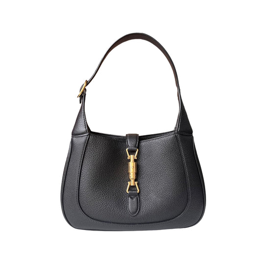 Gucci Jackie 1961 Black Pebbled Leather Bag Small