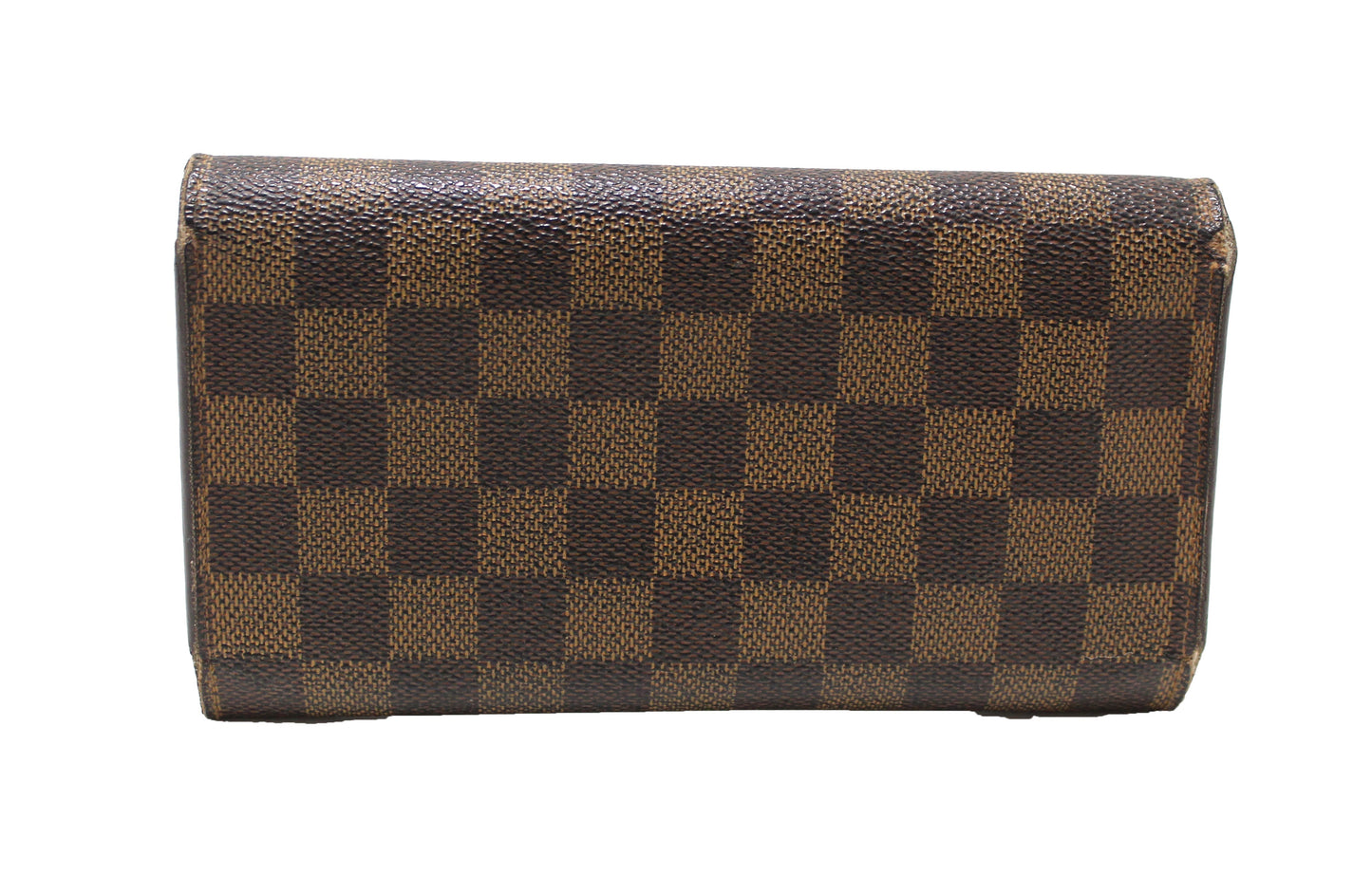 Louis Vuitton Damier Ebene Canvas PTI Long Wallet