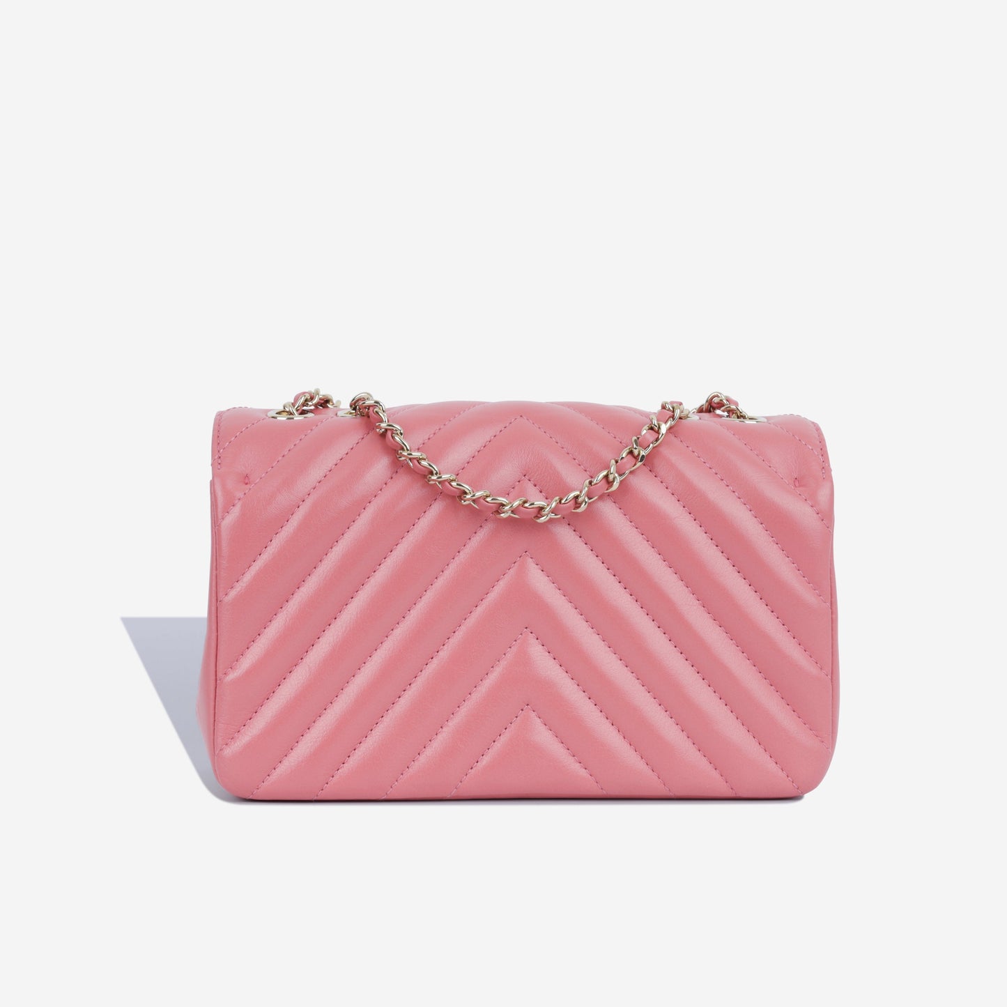 Chanel Mini Chevron Flap - Pink CGHW