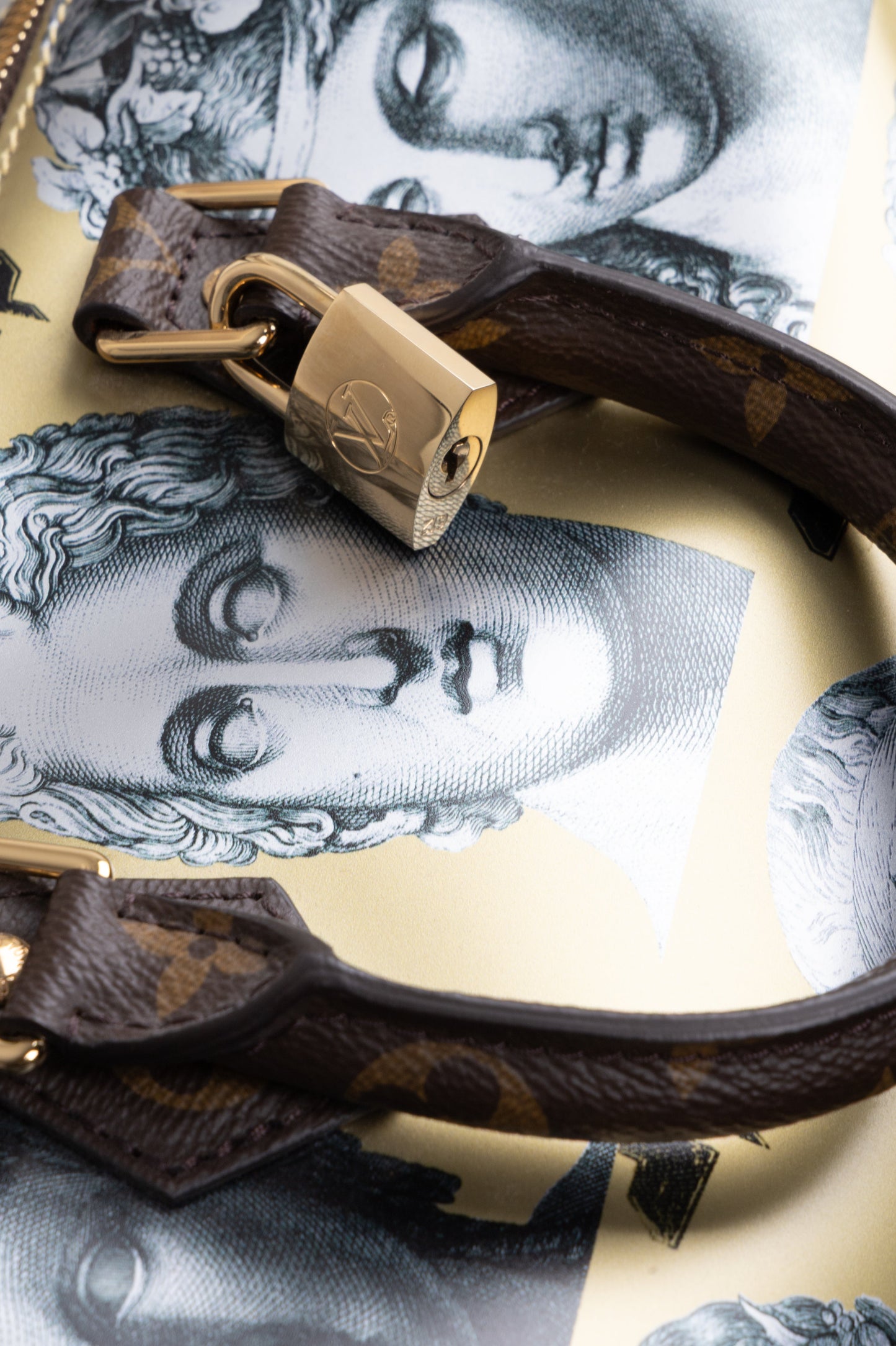 LOUIS VUITTON x Fornasetti Speedy 25 Canvas
