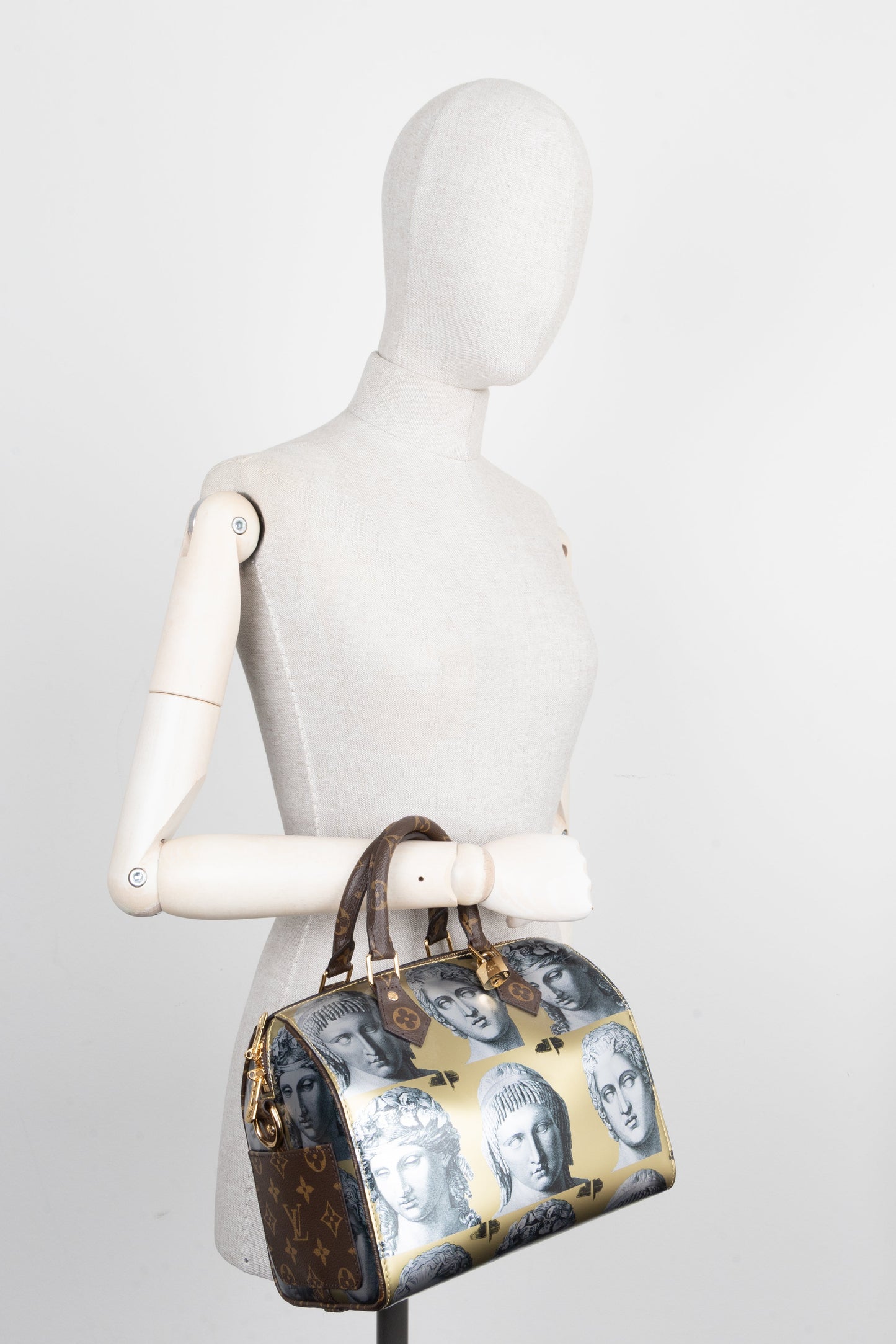 LOUIS VUITTON x Fornasetti Speedy 25 Canvas