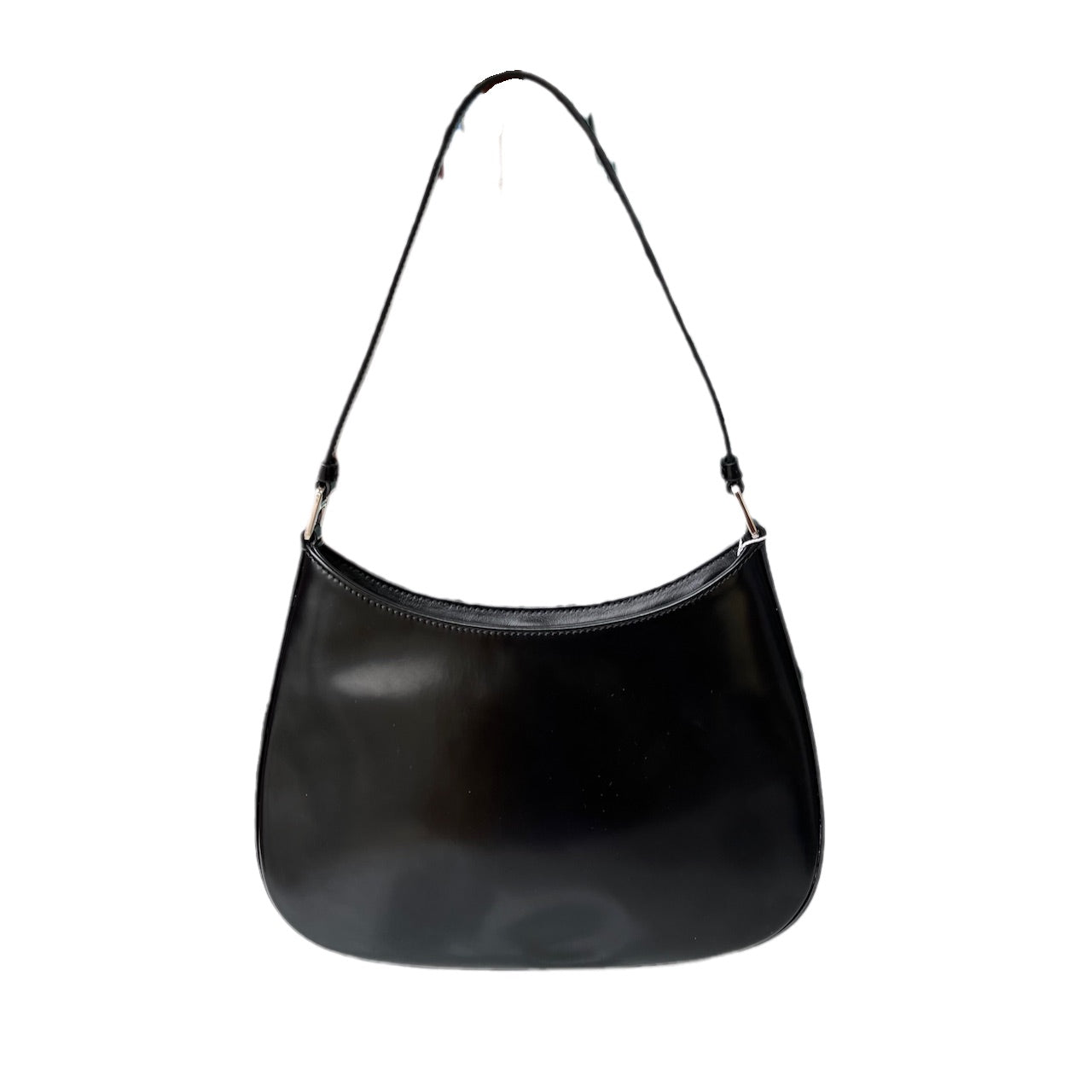 Prada Cleo Black leather shoulder bag