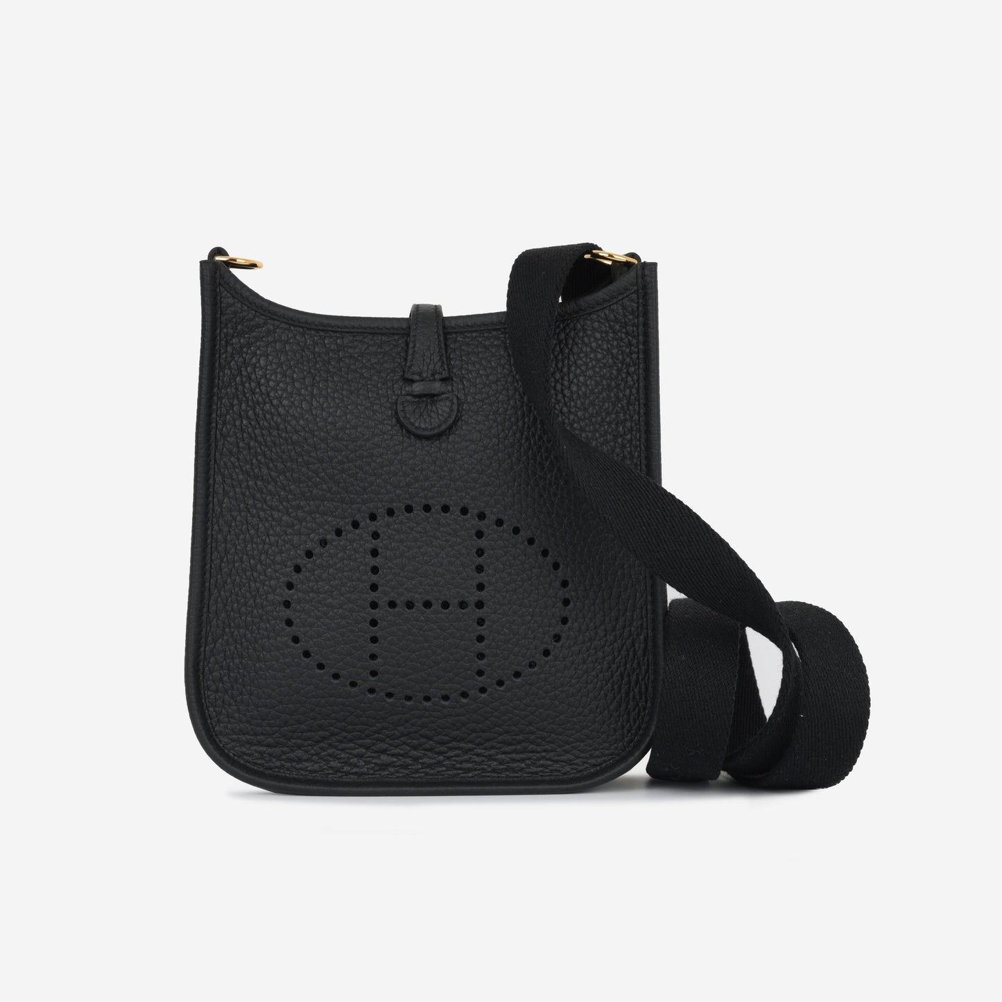 Hermès Evelyne TPM - Noir Clemence | Gold Hardware