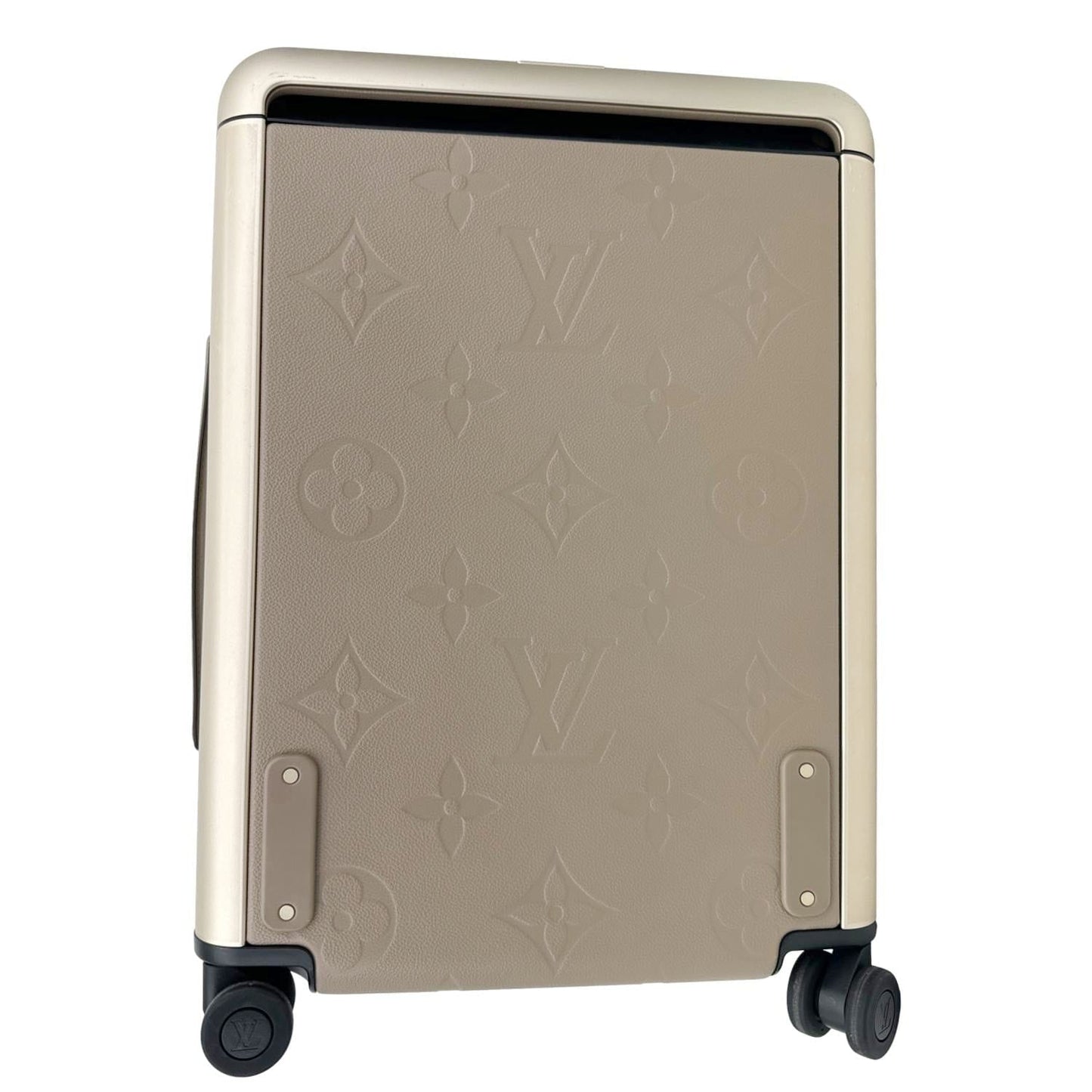 LOUIS VUITTON Horizon 55 Giant Monogram Empreinte Leather Carry On Suitcase Beige