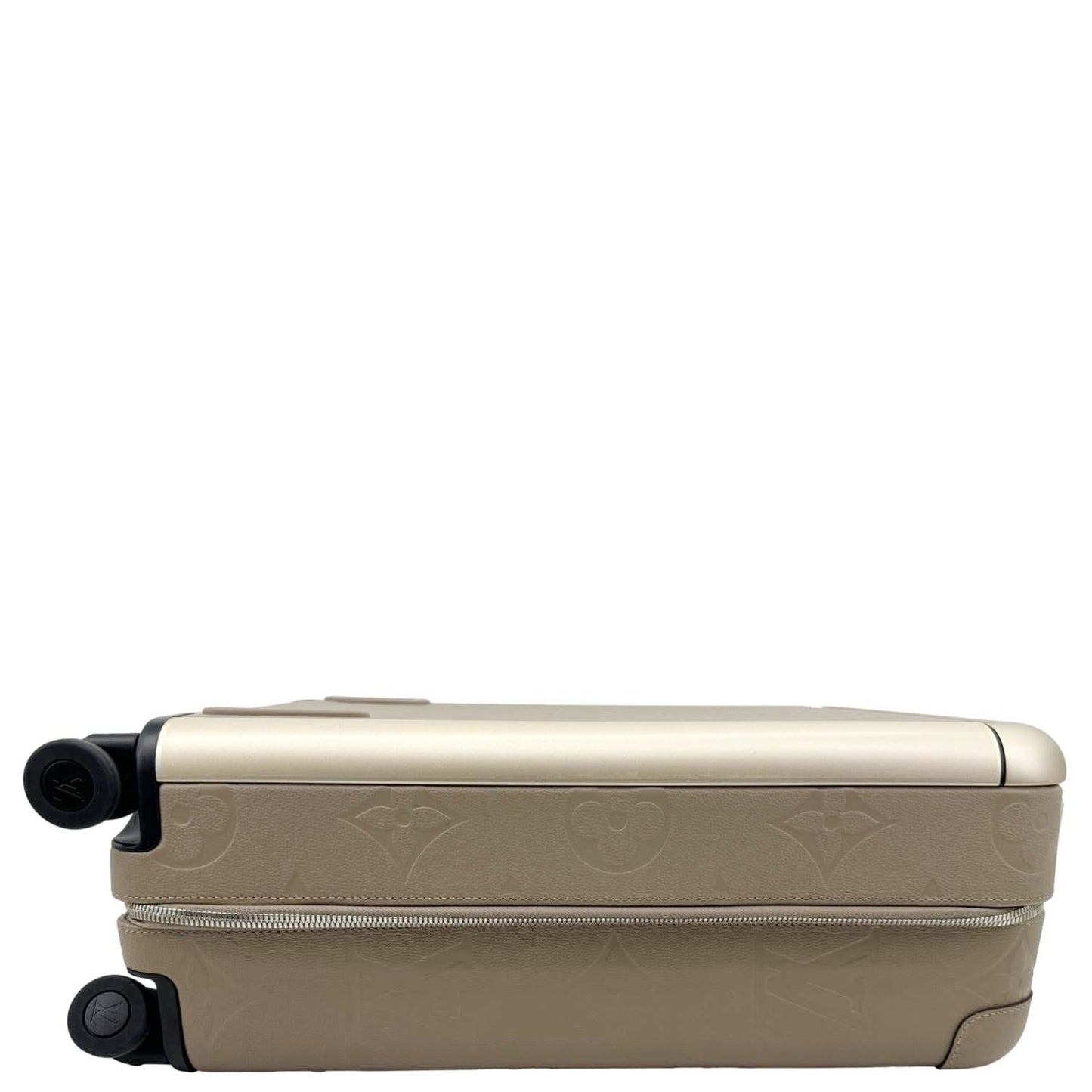 LOUIS VUITTON Horizon 55 Giant Monogram Empreinte Leather Carry On Suitcase Beige