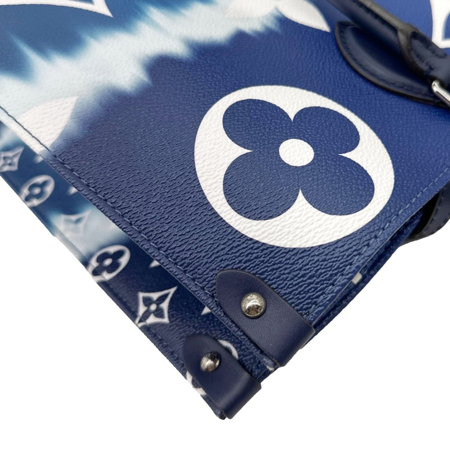 LOUIS VUITTON Onthego GM Monogram Escale Canvas Shoulder Bag Blue