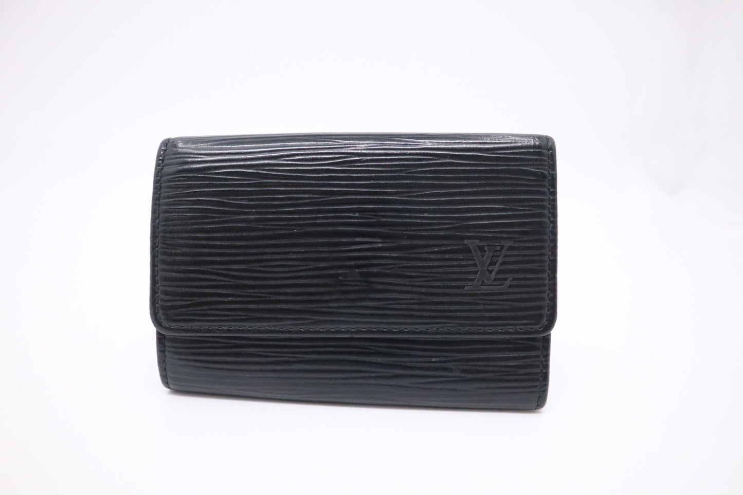 Louis Vuitton 6 Key Case in Black Epi Leather