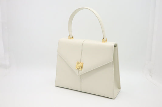 YSL Saint Laurent Handbag in White Leather