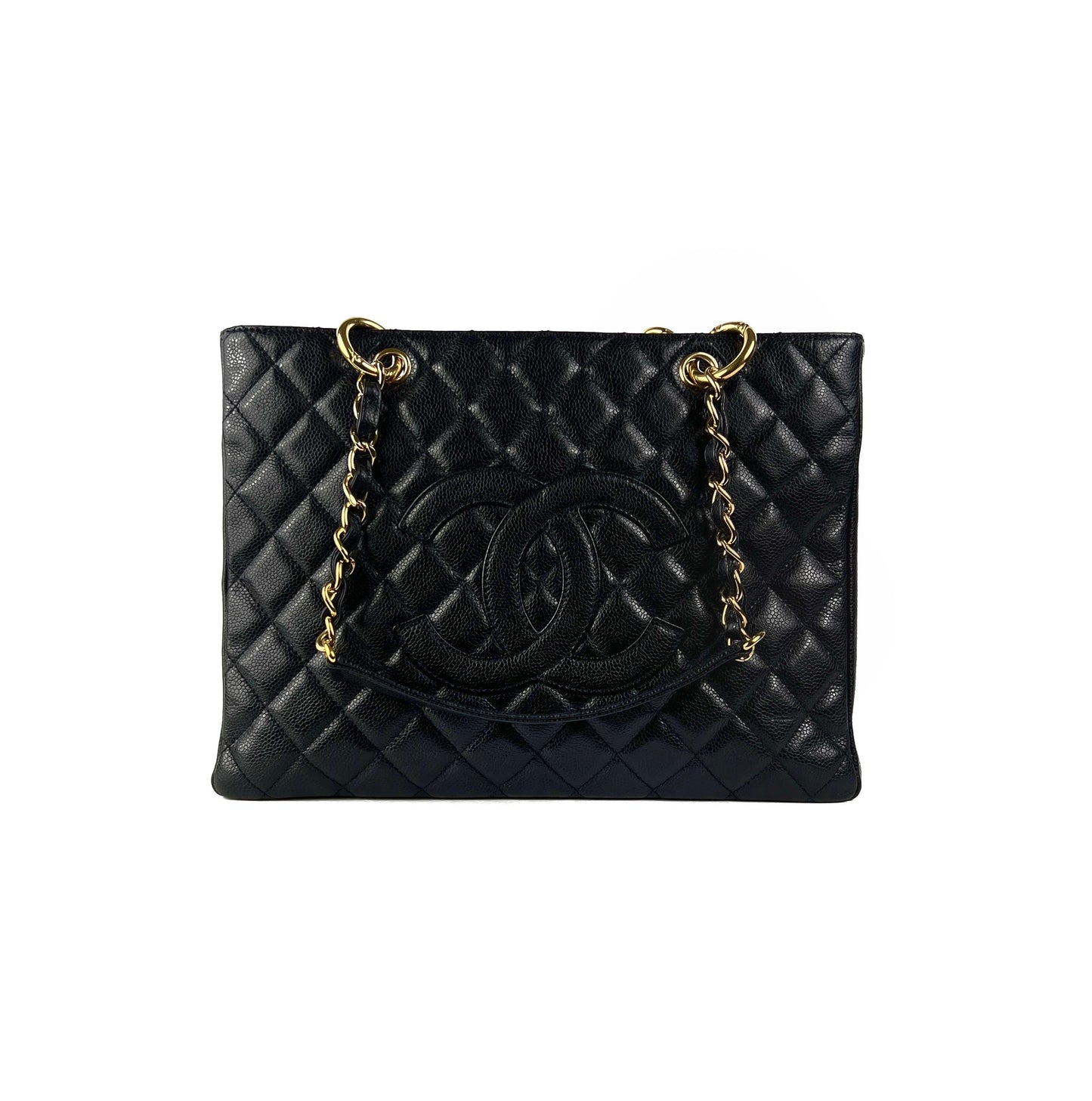 Chanel Grand Shopping Tote GST Caviar Black