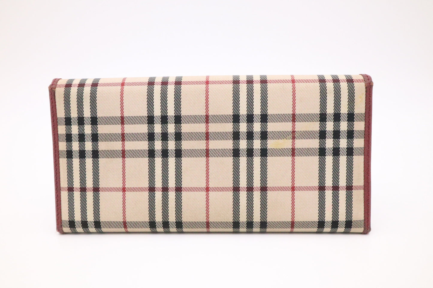 Burberry Bifold Long Wallet in Nova Check Canvas