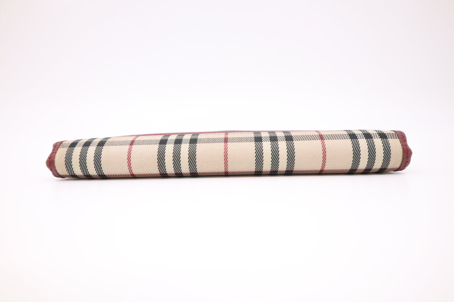 Burberry Bifold Long Wallet in Nova Check Canvas