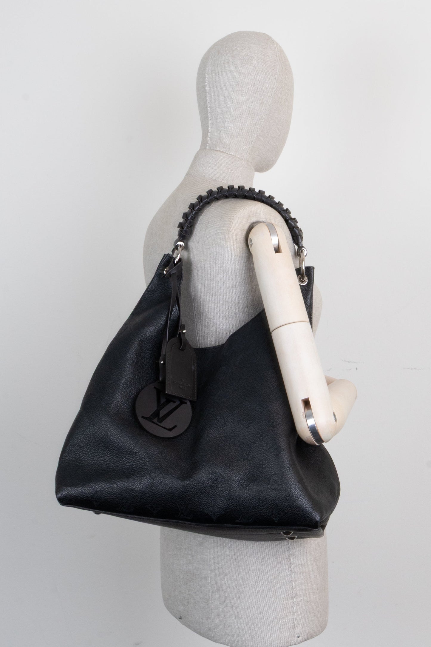 LOUIS VUITTON Carmel Mahina Bag Black