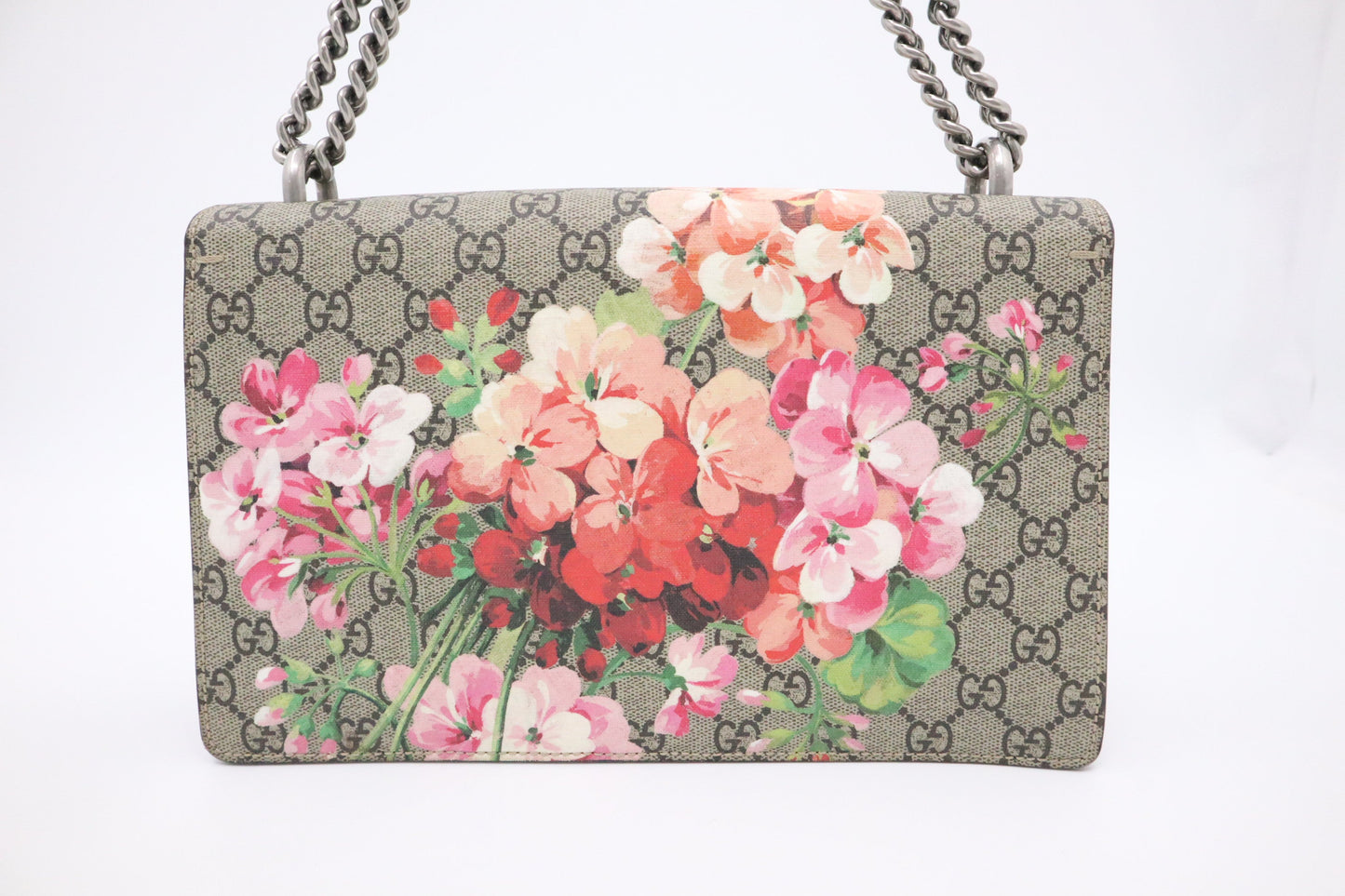 Gucci Medium Dionysus in Pink Blooms GG Canvas