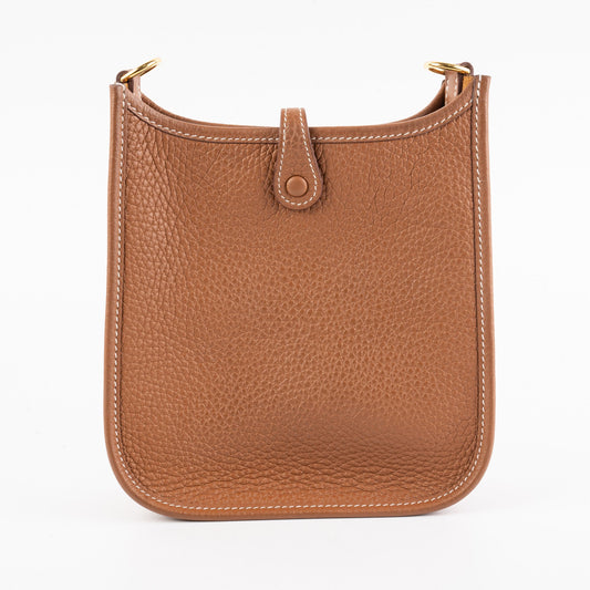 Hermes Mini TPM Evelyn Gold 2023