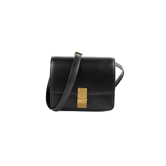 Luxury CELINE Teen Classic Box Black Crossbody