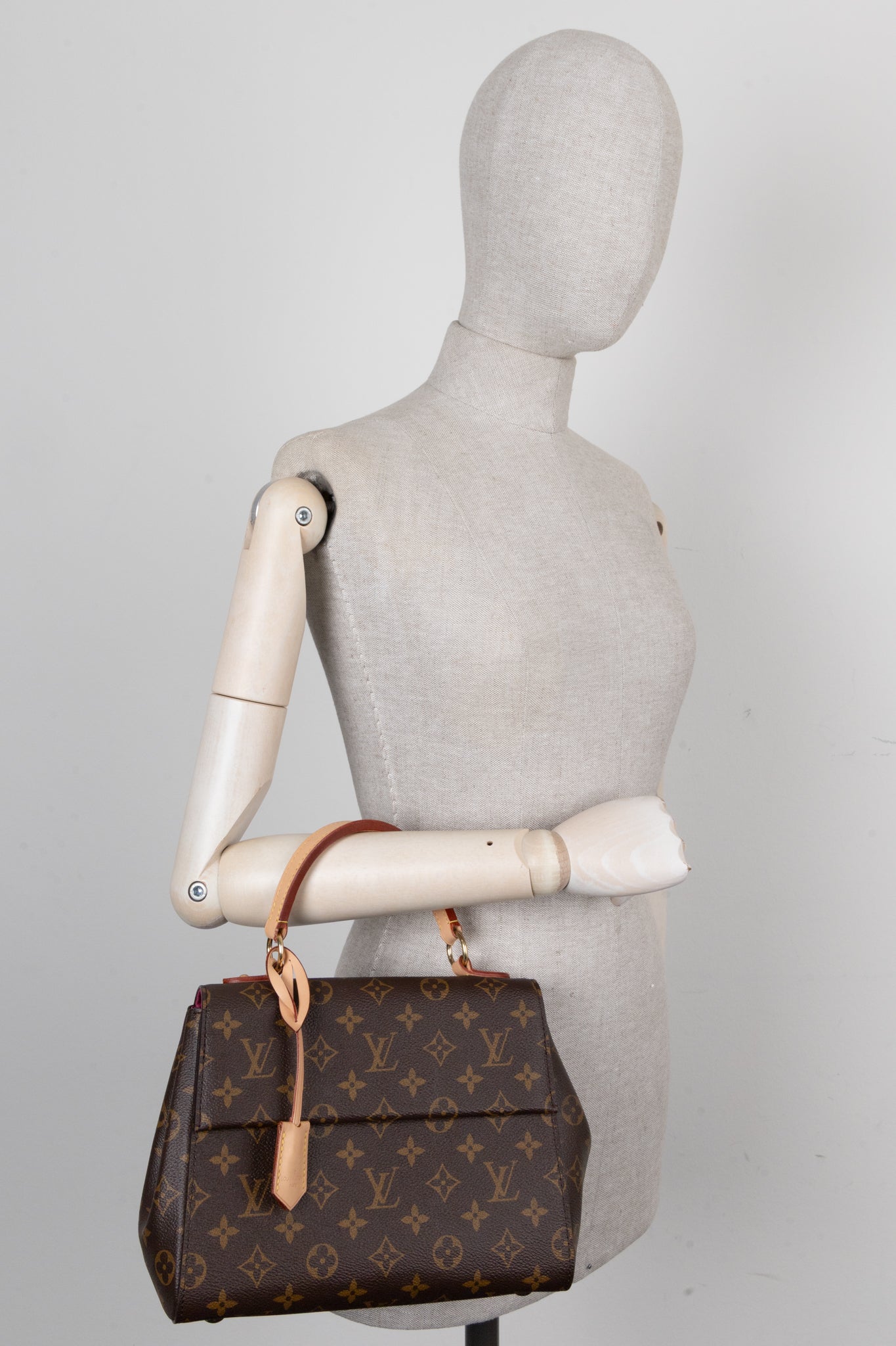 LOUIS VUITTON Cluny PM MNG Canvas