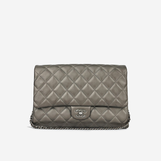 Chanel Timeless Clutch with Chain - Graphite