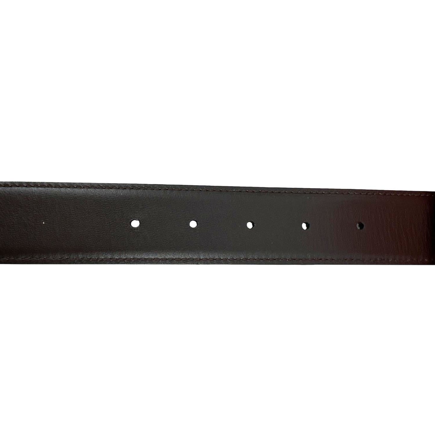 SALVATORE FERRAGAMO Gancini Buckle Leather Belt Black