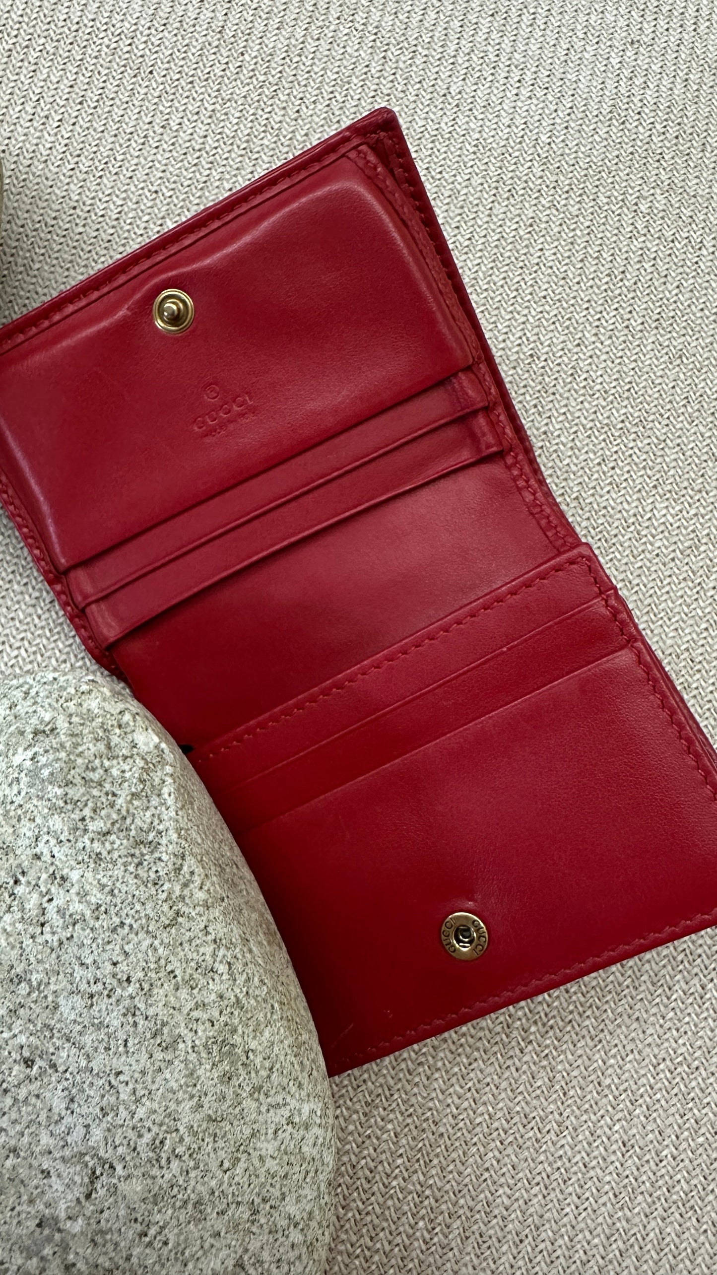 GUCCI Marmont Wallet Small Red