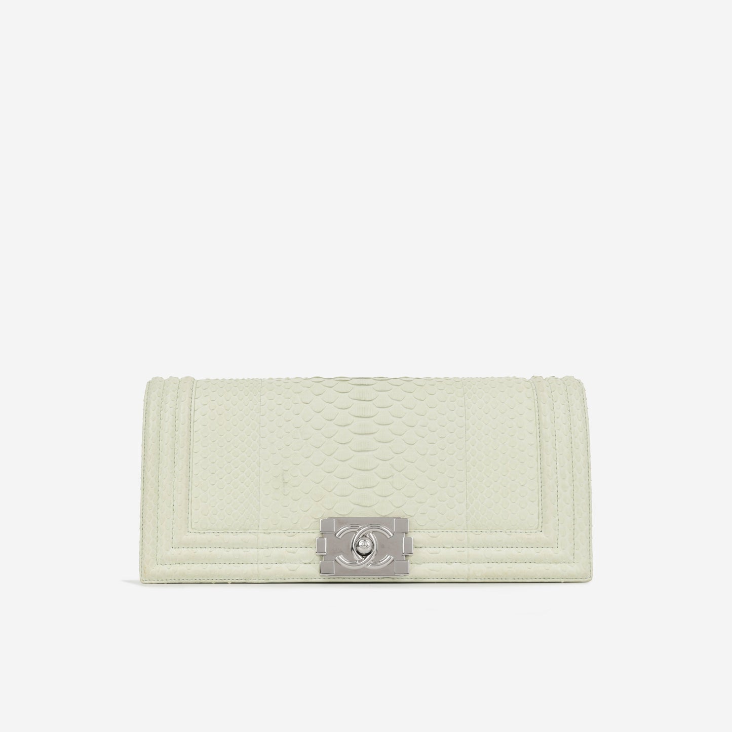 Chanel Boy Clutch - Ice Green
