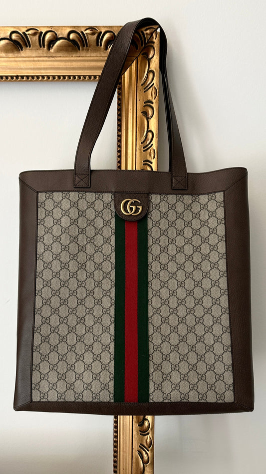 GUCCI Ophidia Soft GG Supreme Large Tote