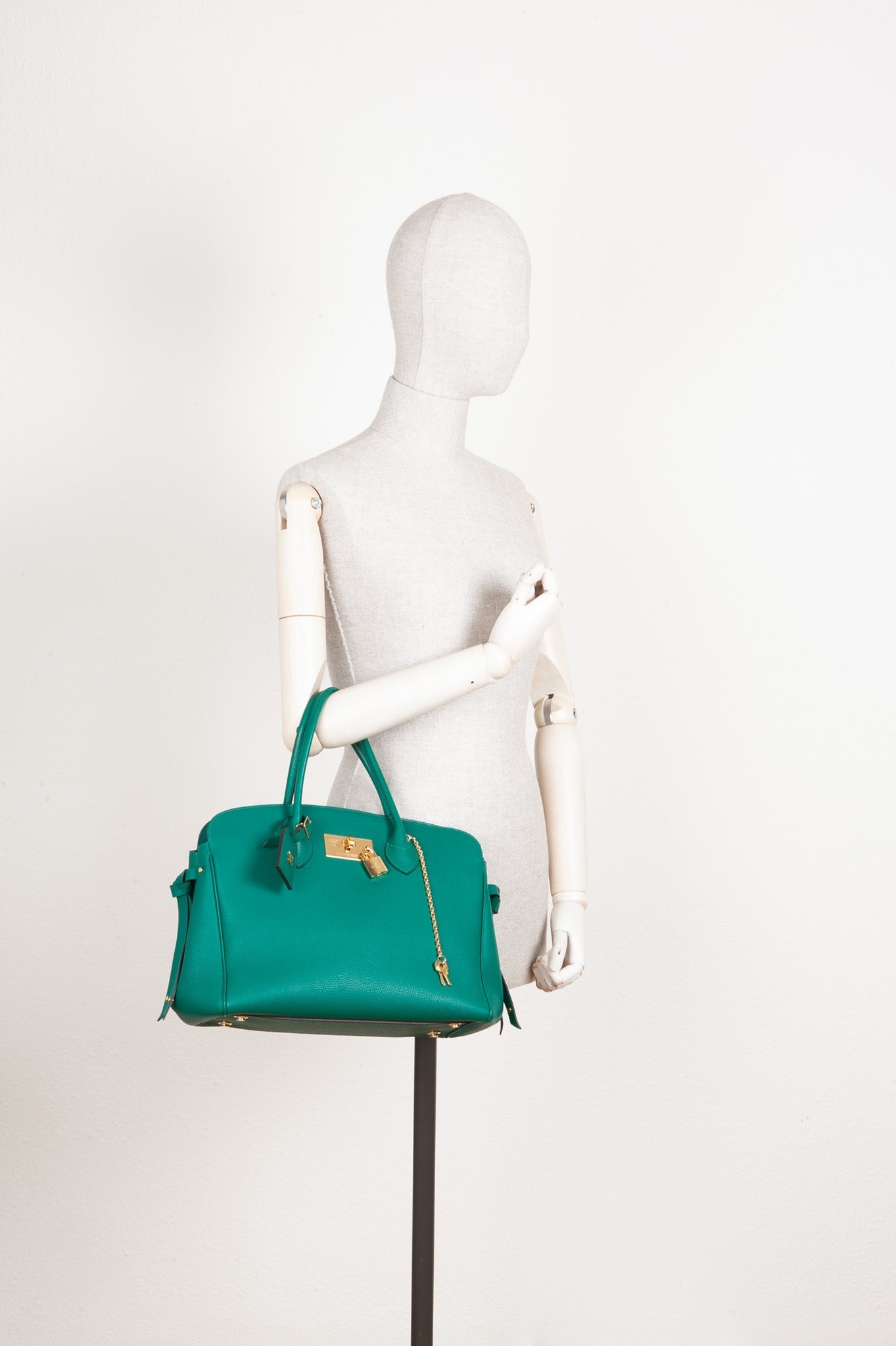 LOUIS VUITTON Milla MM Handbag Green