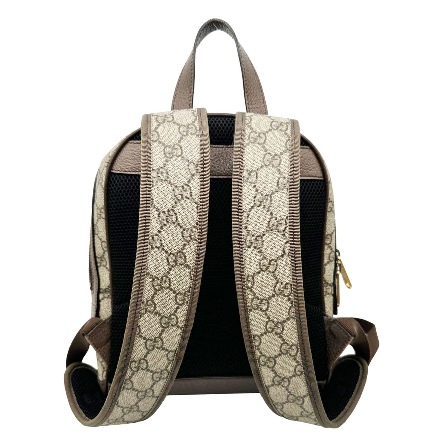 GUCCI x Disney Ophidia Dome Web GG Supreme Three Little Pigs Canvas Backpack Beige