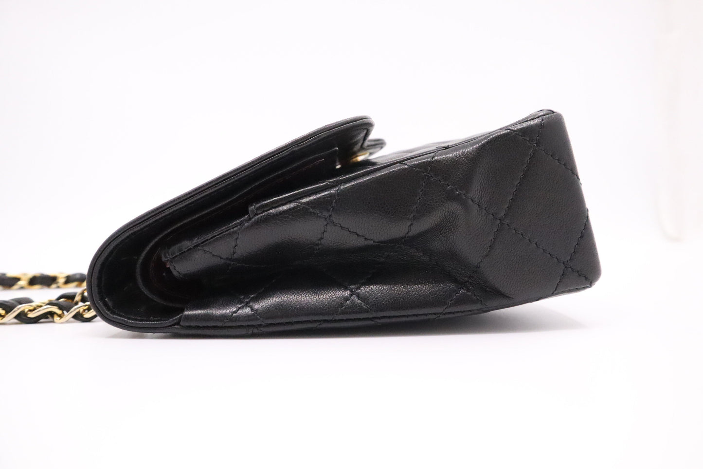 Chanel Small Paris Double Flap in Black MatelassÃ© Leather
