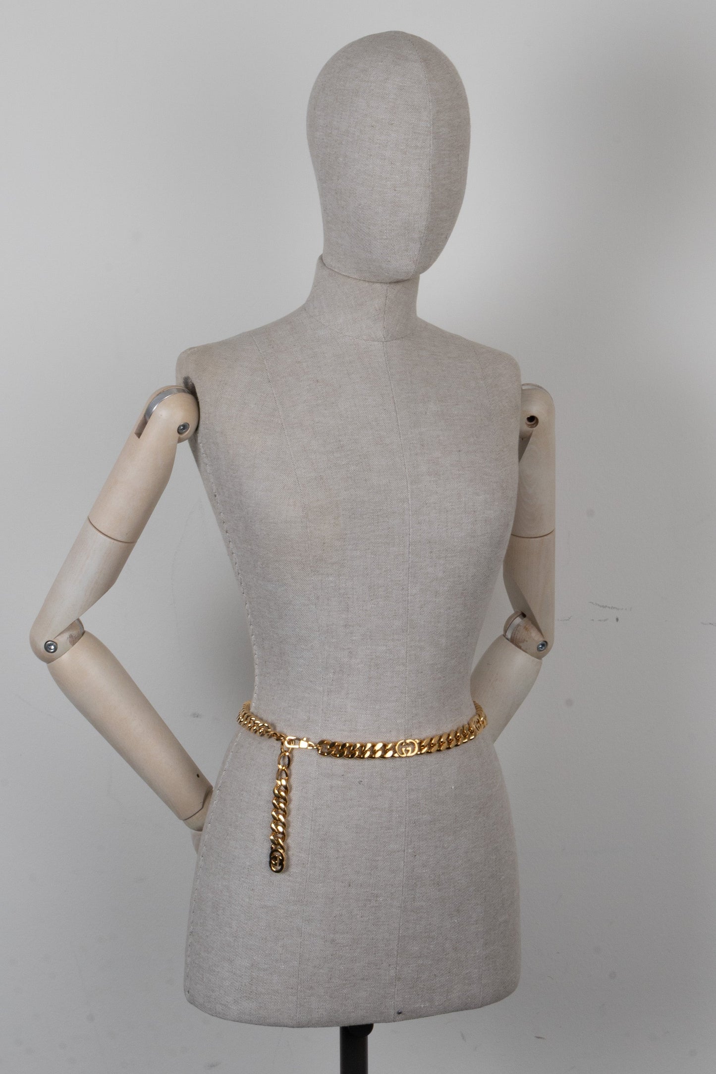 GUCCI GG Chain Belt Gold
