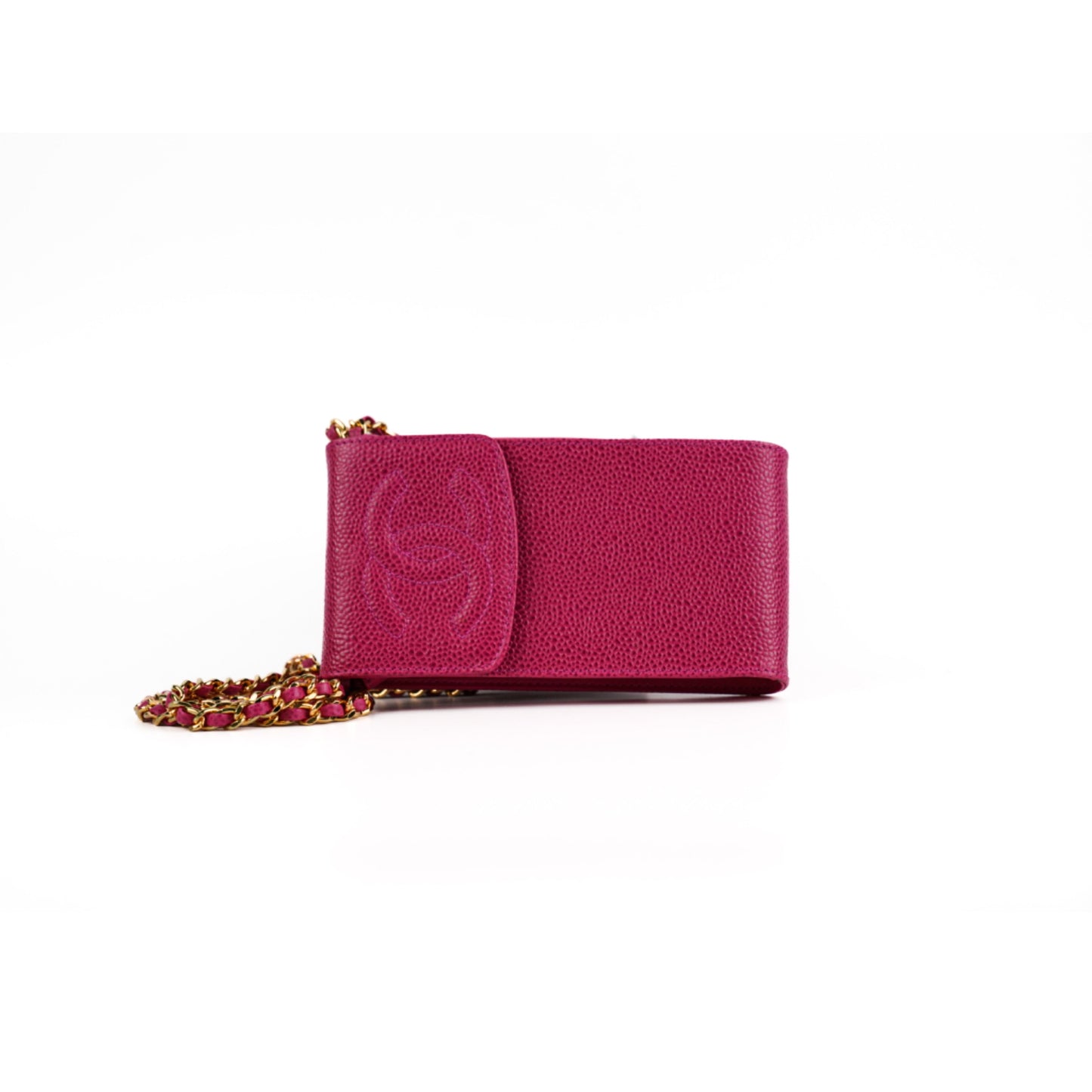 Chanel  Vertical Caviar Pink Crossbody