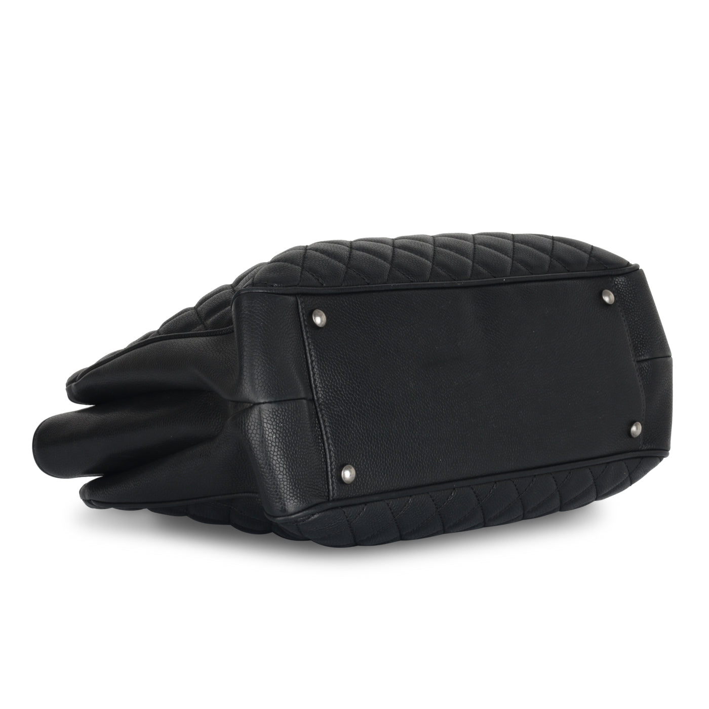 Chanel Quilted Shopper Tote - Black Caviar