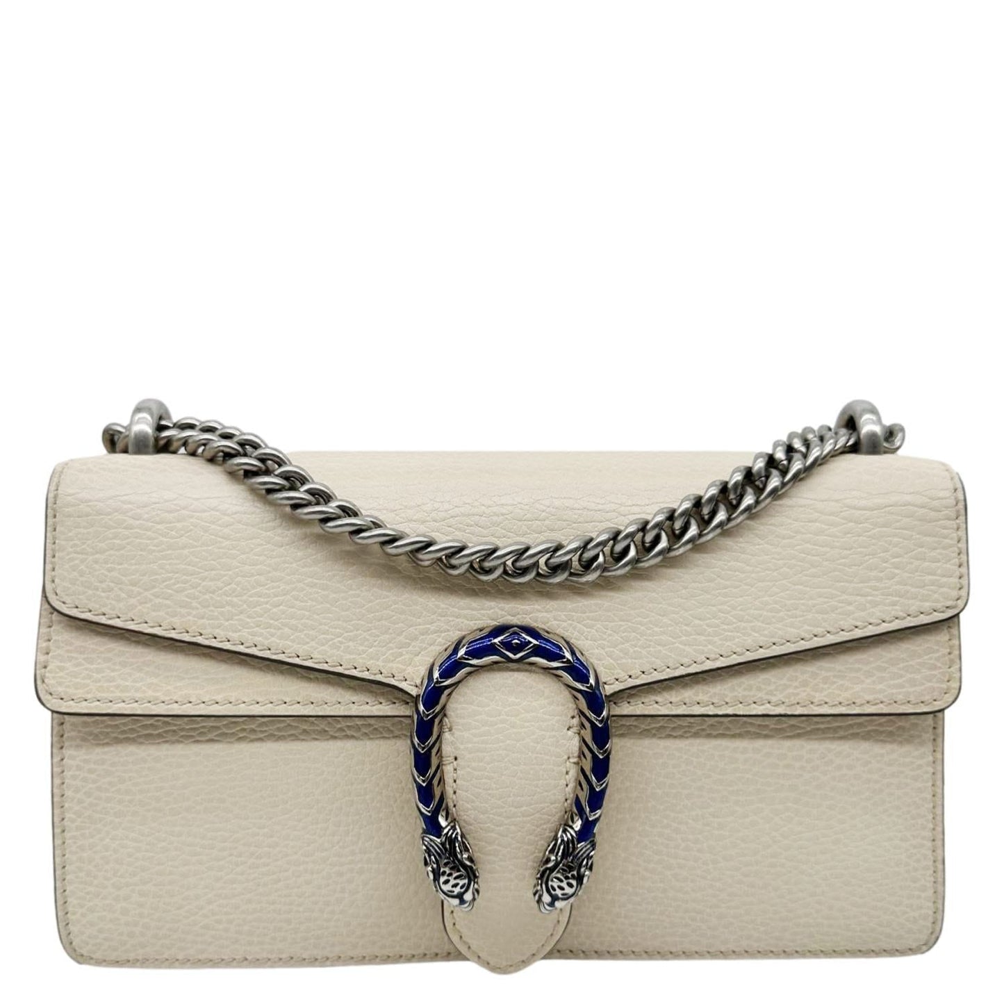 GUCCI Dionysus Small Calf Leather Shoulder Bag Beige 499623