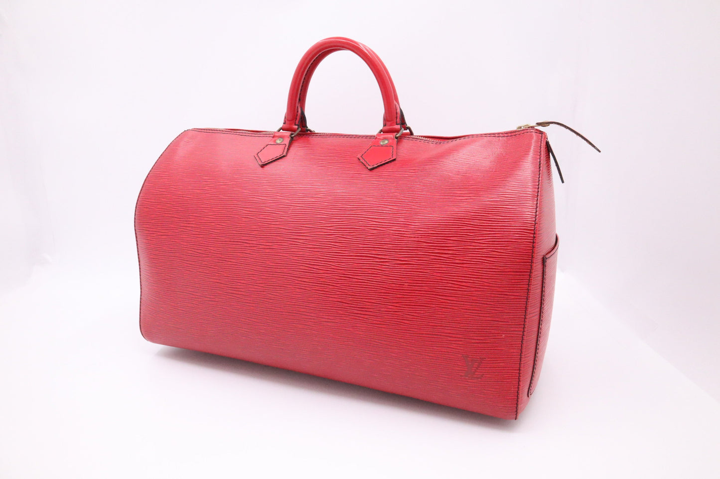 Louis Vuitton Speedy 40 in Red Epi Leather