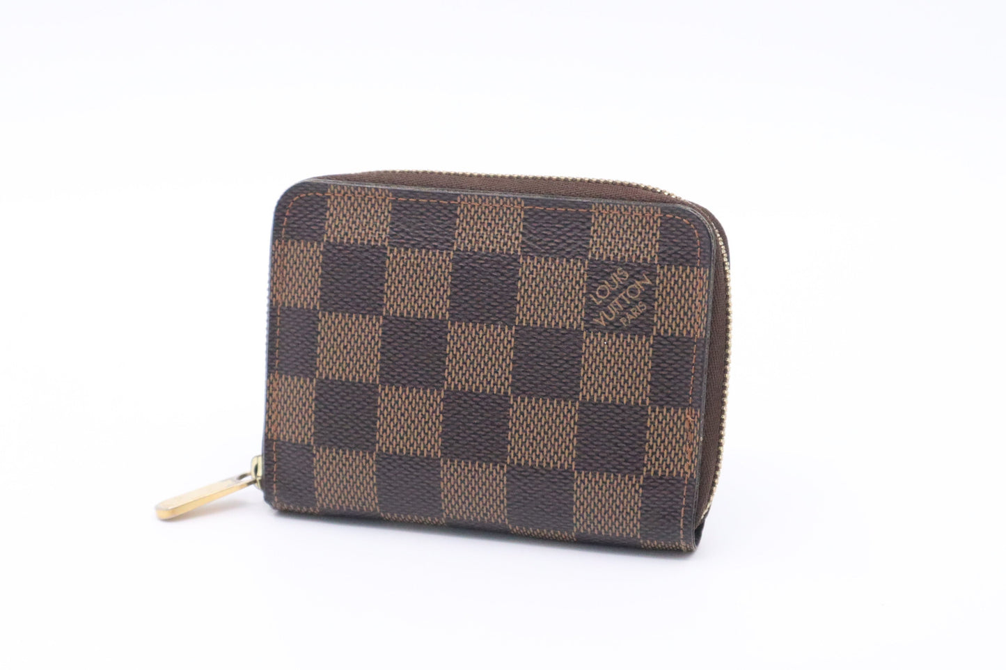 Louis Vuitton Compact Zippy in Damier Ebene Canvas